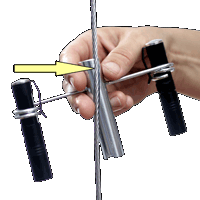 Montageschritt 1: Einfädeln